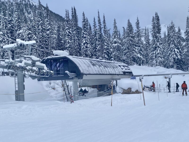 Richardson's Ridge opening day in Lake Louise. Image © PlanetSKI